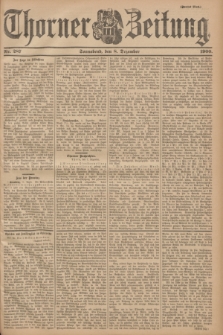 Thorner Zeitung. 1900, Nr. 287 (8 Dezember) - Zweites Blatt