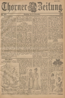 Thorner Zeitung. 1900, Nr. 288 (9 Dezember) - Zweites Blatt