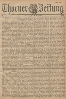 Thorner Zeitung. 1900, Nr. 288 (9 Dezember) - Drittes Blatt