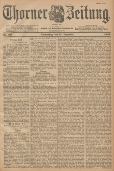 Thorner Zeitung : Begründet 1760. 1900, Nr. 291 (13 Dezember) - Erstes Blatt