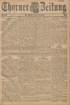 Thorner Zeitung. 1900, Nr. 293 (15 Dezember) - Zweites Blatt