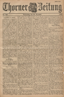 Thorner Zeitung. 1900, Nr. 297 (20 Dezember) - Zweites Blatt