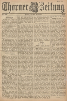 Thorner Zeitung. 1900, Nr. 298 (21 Dezember) - Zweites Blatt