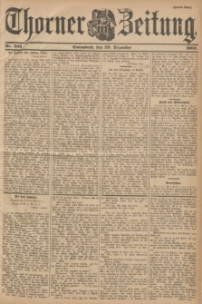 Thorner Zeitung : Begründet 1760. 1900, Nr. 303 (29 Dezember) - Zweites Blatt