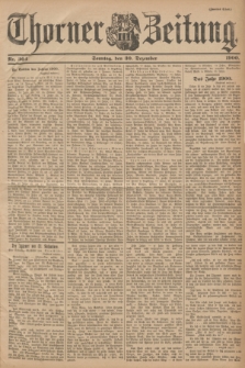 Thorner Zeitung : Begründet 1760. 1900, Nr. 304 (30 Dezember) - Zweites Blatt
