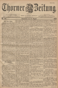 Thorner Zeitung : Begründet 1760. 1900, Nr. 192 (18 August) - Erstes Blatt