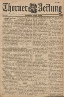 Thorner Zeitung : Begründet 1760. 1900, Nr. 192 (18 August) - Zweites Blatt