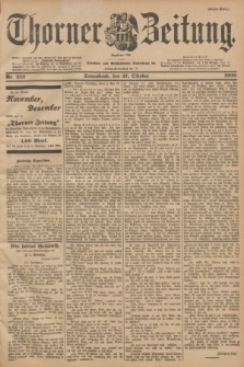Thorner Zeitung : Begründet 1760. 1900, Nr. 252 (27 Oktober) - Erstes Blatt