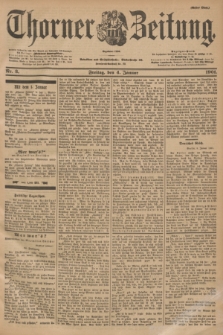 Thorner Zeitung : Begründet 1760. 1901, Nr. 3 (4 Januar) - Erstes Blatt