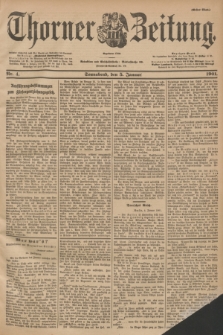 Thorner Zeitung : Begründet 1760. 1901, Nr. 4 (5 Januar) - Erstes Blatt