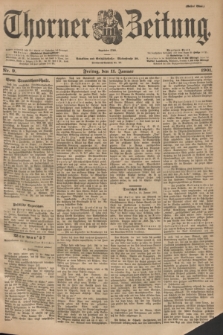 Thorner Zeitung : Begründet 1760. 1901, Nr. 9 (11 Januar) - Erstes Blatt