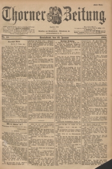 Thorner Zeitung : Begründet 1760. 1901, Nr. 10 (12 Januar) - Erstes Blatt