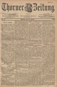 Thorner Zeitung : Begründet 1760. 1901, Nr. 17 (20 Januar) - Erstes Blatt
