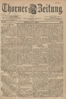 Thorner Zeitung : Begründet 1760. 1901, Nr. 21 (25 Januar) - Erstes Blatt