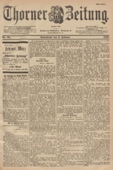 Thorner Zeitung : Begründet 1760. 1901, Nr. 28 (2 Februar) - Erstes Blatt