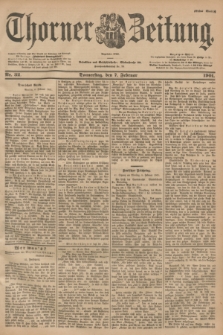 Thorner Zeitung : Begründet 1760. 1901, Nr. 32 (7 Februar) - Erstes Blatt