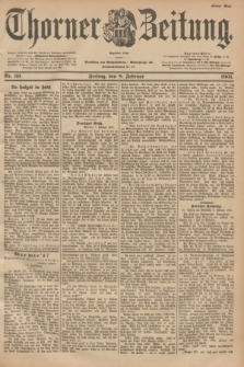 Thorner Zeitung : Begründet 1760. 1901, Nr. 33 (8 Februar) - Erstes Blatt