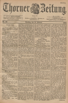 Thorner Zeitung : Begründet 1760. 1901, Nr. 36 (12 Februar) - Erstes Blatt
