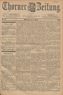 Thorner Zeitung : Begründet 1760. 1901, Nr. 79 (3 April) - Erstes Blatt