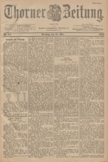 Thorner Zeitung : Begründet 1760. 1901, Nr. 112 (14 Mai) - Erstes Blatt