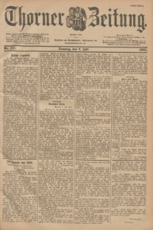 Thorner Zeitung : Begründet 1760. 1901, Nr. 157 (7 Juli) - Erstes Blatt