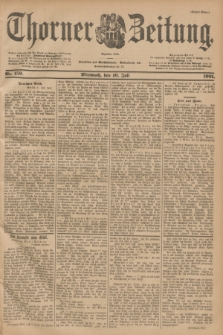 Thorner Zeitung : Begründet 1760. 1901, Nr. 159 (10 Juli) - Erstes Blatt