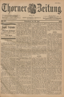 Thorner Zeitung : Begründet 1760. 1901, Nr. 168 (20 Juli) - Erstes Blatt