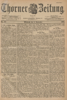 Thorner Zeitung : Begründet 1760. 1901, Nr. 207 (4 September) - Erstes Blatt