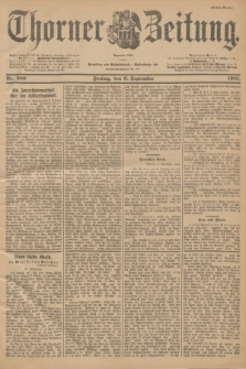 Thorner Zeitung : Begründet 1760. 1901, Nr. 209 (6 September) - Erstes Blatt