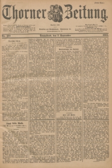 Thorner Zeitung : Begründet 1760. 1901, Nr. 210 (7 September) - Erstes Blatt