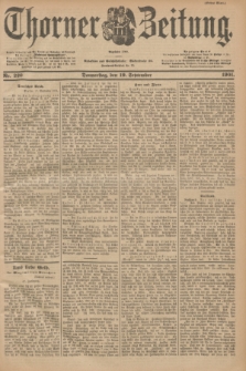 Thorner Zeitung : Begründet 1760. 1901, Nr. 220 (19 September) - Erstes Blatt