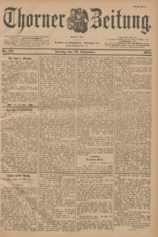Thorner Zeitung : Begründet 1760. 1901, Nr. 221 (20 September) - Erstes Blatt