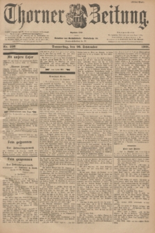 Thorner Zeitung : Begründet 1760. 1901, Nr. 226 (26 September) - Erstes Blatt