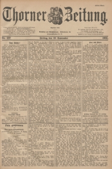 Thorner Zeitung : Begründet 1760. 1901, Nr. 227 (27 September) - Erstes Blatt
