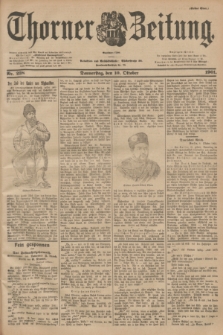 Thorner Zeitung : Begründet 1760. 1901, Nr. 238 (10 Oktober) - Erstes Blatt