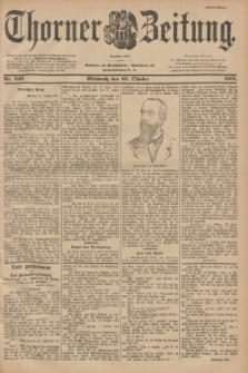 Thorner Zeitung : Begründet 1760. 1901, Nr. 249 (23 Oktober) - Erstes Blatt