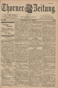 Thorner Zeitung : Begründet 1760. 1901, Nr. 256 (31 Oktober) - Erstes Blatt