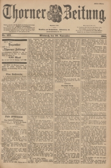Thorner Zeitung : Begründet 1760. 1901, Nr. 273 (20 November) - Erstes Blatt