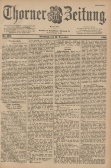Thorner Zeitung : Begründet 1760. 1901, Nr. 290 (11 Dezember) - Erstes Blatt