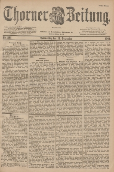 Thorner Zeitung : Begründet 1760. 1901, Nr. 291 (12 Dezember) - Erstes Blatt