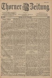 Thorner Zeitung : Begründet 1760. 1901, Nr. 298 (20 Dezember) - Erstes Blatt