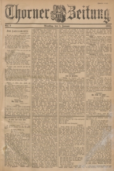 Thorner Zeitung. 1901, Nr. 1 (1 Januar) - Zweites Blatt