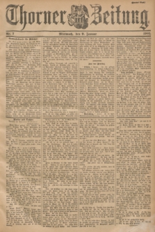 Thorner Zeitung. 1901, Nr. 7 (9 Januar) - Zweites Blatt