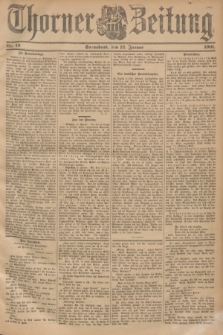Thorner Zeitung. 1901, Nr. 10 (12 Januar) - Zweites Blatt