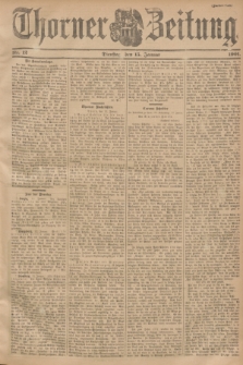 Thorner Zeitung. 1901, Nr. 12 (15 Januar) - Zweites Blatt