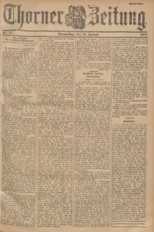 Thorner Zeitung. 1901, Nr. 14 (17 Januar) - Zweites Blatt