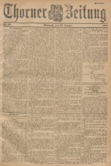 Thorner Zeitung. 1901, Nr. 19 (23 Januar) - Zweites Blatt