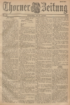 Thorner Zeitung. 1901, Nr. 20 (24 Januar) - Zweites Blatt