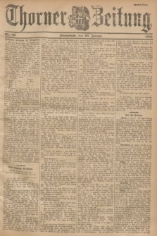 Thorner Zeitung. 1901, Nr. 22 (26 Januar) - Zweites Blatt