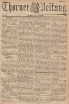 Thorner Zeitung. 1901, Nr. 27 (1 Februar) - Zweites Blatt